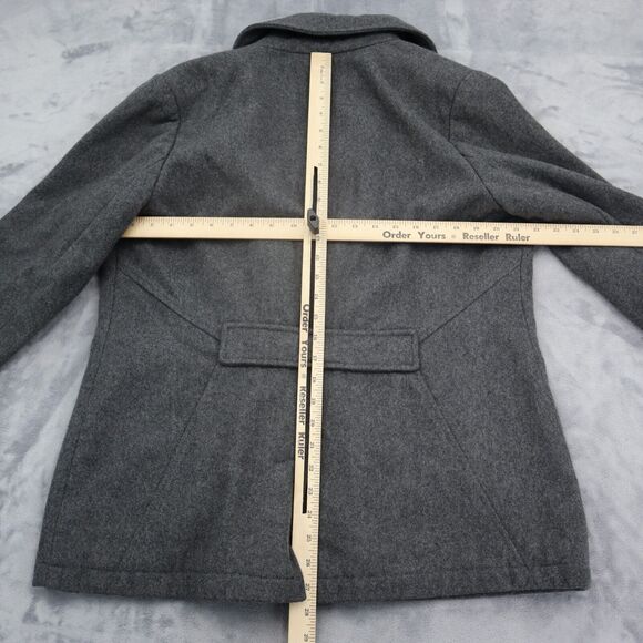 Merona Blazer Womens XXL Black Double Breasted Peak Lapel Long Sleeve Jacket - Picture 5 of 16